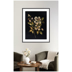 Framed Art Moody Floral 7 by Annie Quigley