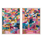 Sylvie Applause Framed Canvas Set by Leah Nadeau
