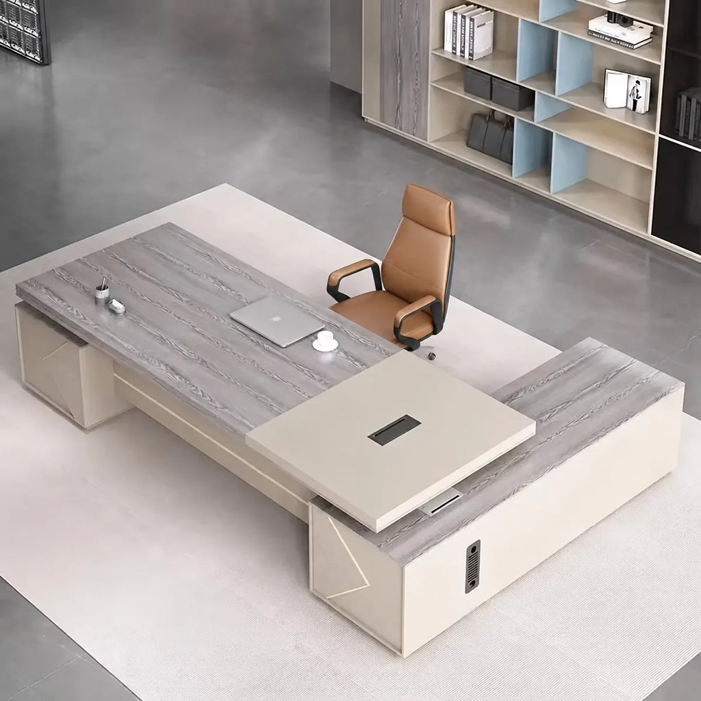 Calista · Modern L-Shaped Executive Desk