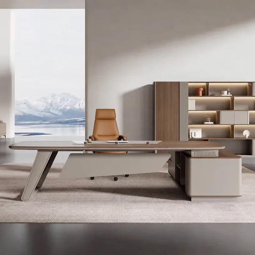 Canmore · Modern L-Shaped Executive Desk