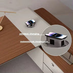 Caster · Modern L-Shaped Executive Desk