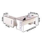 Eszti · Executive Desk w/ Mobile Storage