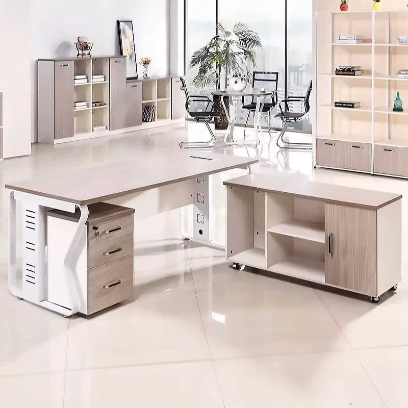 Eszti · Executive Desk w/ Mobile Storage