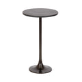 Baronet Round Marble and Metal Table