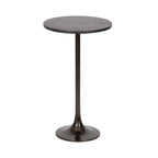 Baronet Round Marble and Metal Table