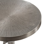 Engles Adjustable Embossed Metal Table and Plant Stand