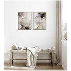 Smoke No. 1 & No. 2 2 Piece Framed Canvas Wall Art Set by Amy Lighthall