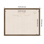 Framed Fabric Pinboard Linen Vintage Post Card Wall Organization