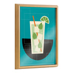 Blake Mojito Framed Printed Art by Amber Leaders Designs
