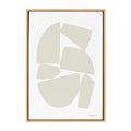 Sylvie Constructed I Neutral Framed Canvas by Statement Goods