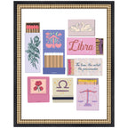 Libra Matchbooks 14x18 FC by Megan Ryan Framed Wall Art Print