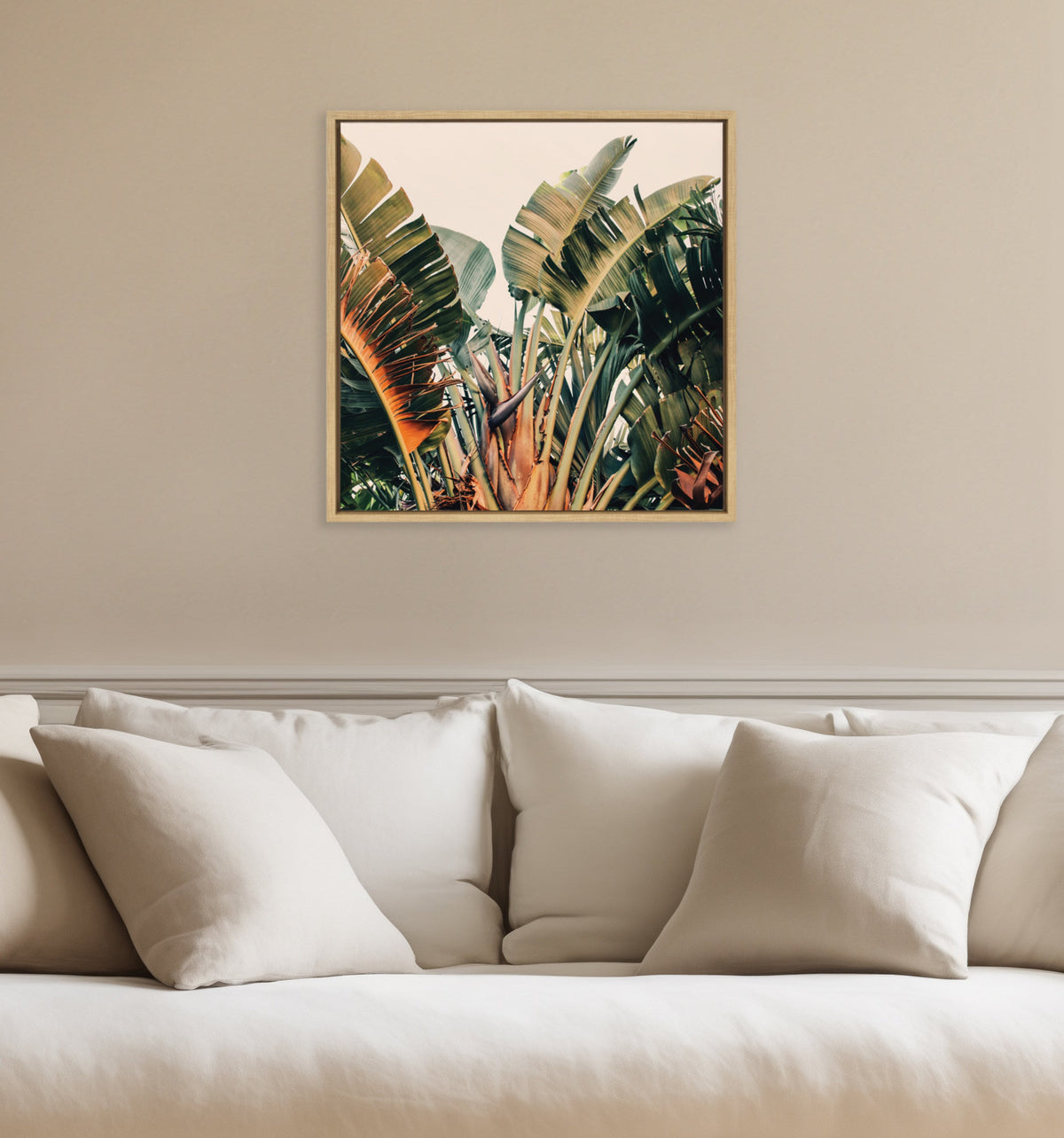 Sylvie Hue 2 Framed Canvas by Alicia Bock
