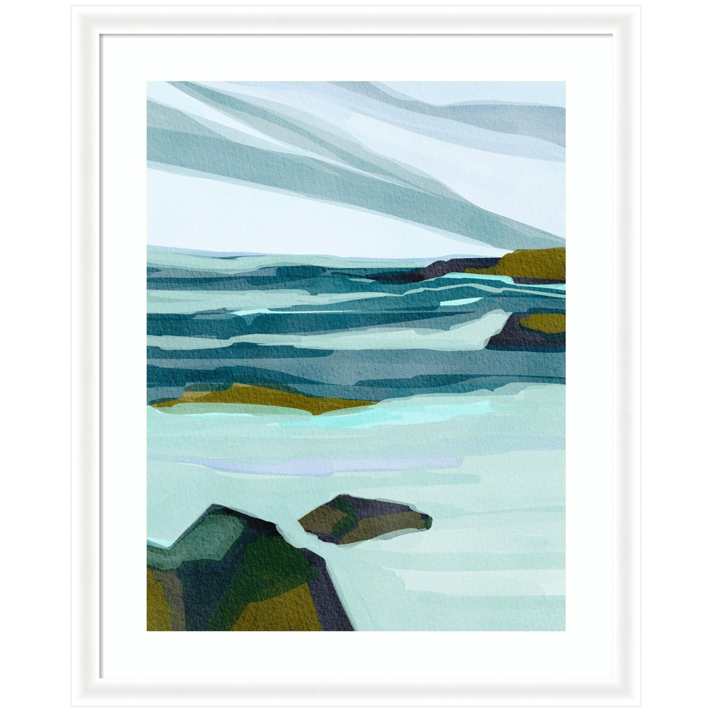 Framed Art Ocean Breeze by Nikita Jariwala