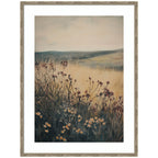Landscape Wild Flower by Melloi Art Prints Framed Wall Art Print