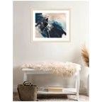 Framed Art Deep Blue Momentum II by Amy Lighthall