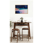 Blue Current No. 1 by Amy Lighthall Framed Canvas Wall Art Print