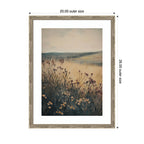 Landscape Wild Flower by Melloi Art Prints Framed Wall Art Print