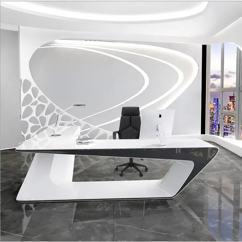 Chevron · L-Shaped Executive Desk