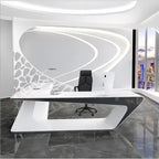 Chevron · L-Shaped Executive Desk