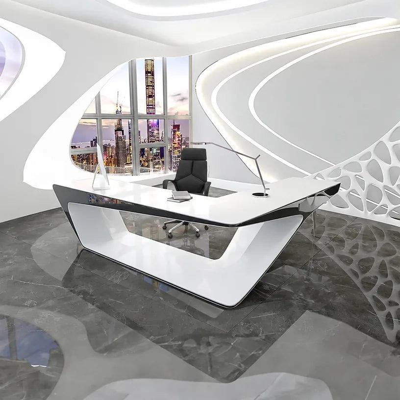 Chevron · L-Shaped Executive Desk