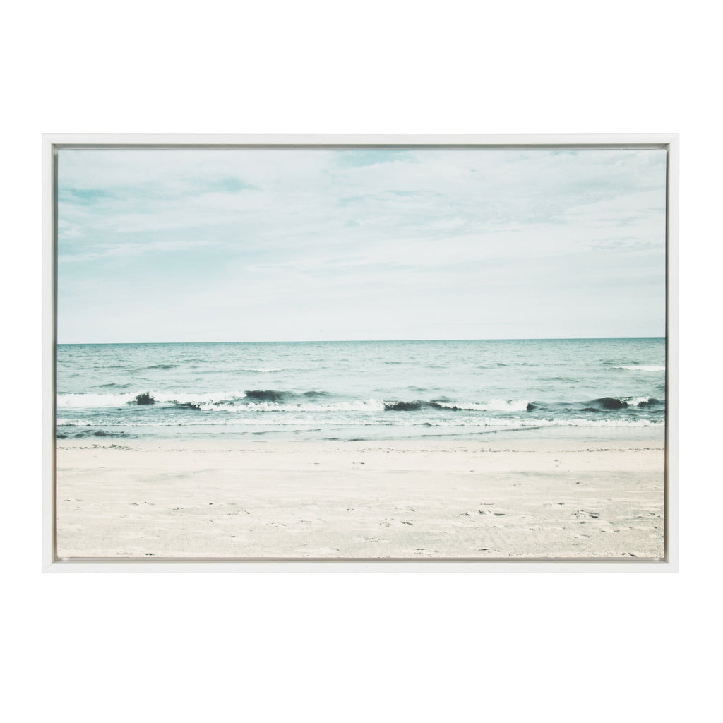 Sylvie Beach 2 Framed Canvas by Emiko and Mark Franzen of F2Images