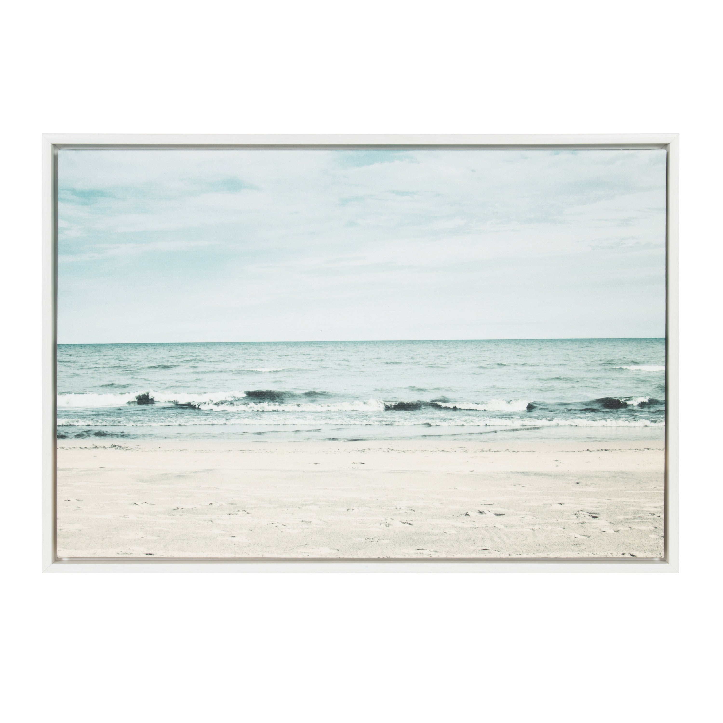 Sylvie Beach 2 Framed Canvas by Emiko and Mark Franzen of F2Images