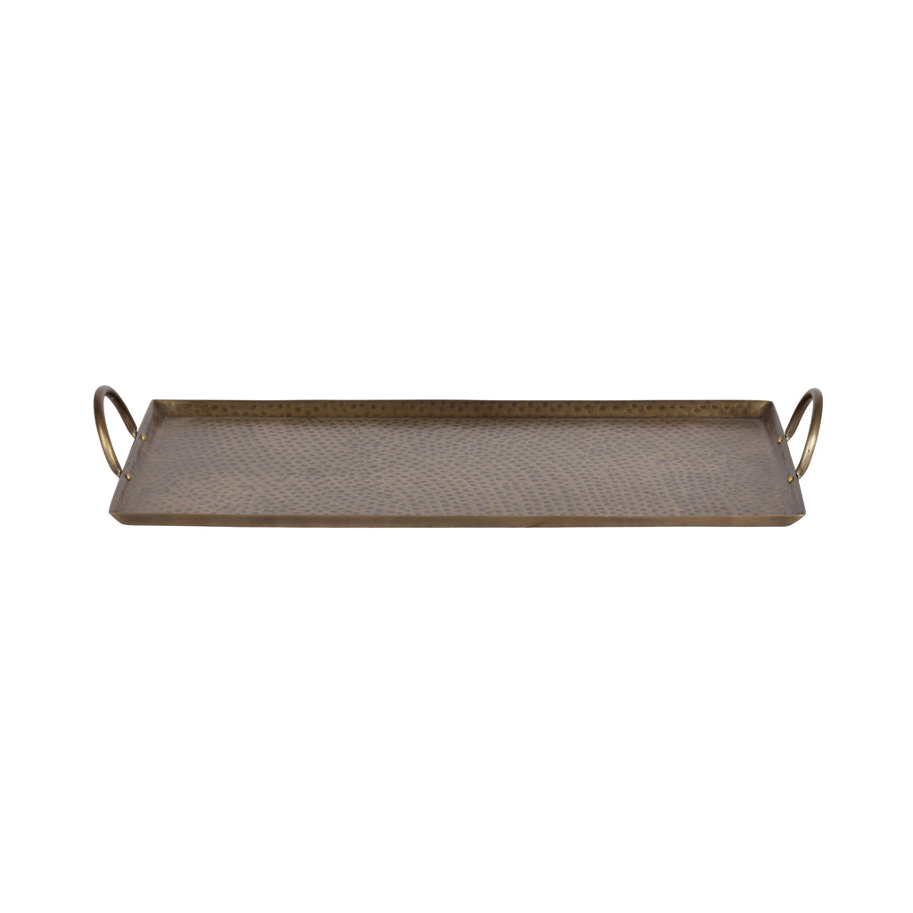 Sanzo Hammered Rectangle Metal Tray