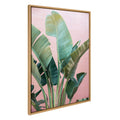 Sylvie Tropic Pink Framed Canvas by Alicia Bock