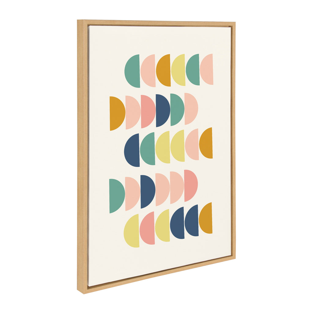 Sylvie Abstract Shapes Framed Canvas Set by Apricot and Birch