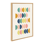 Sylvie Abstract Shapes Framed Canvas Set by Apricot and Birch