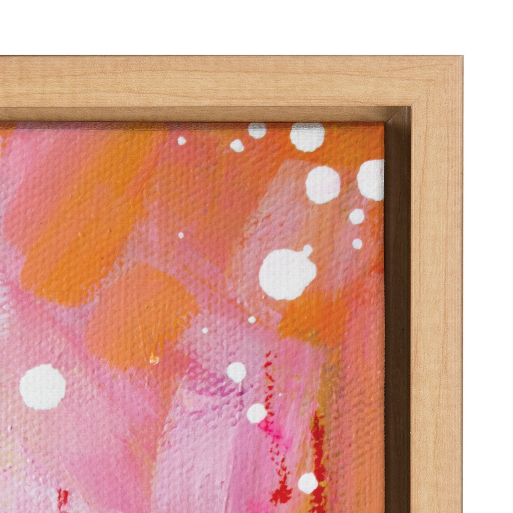 Sylvie Chasing Rainbows Framed Canvas by Rachel Christopoulos