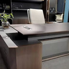 Cole · Modern L-Shaped Executive Desk
