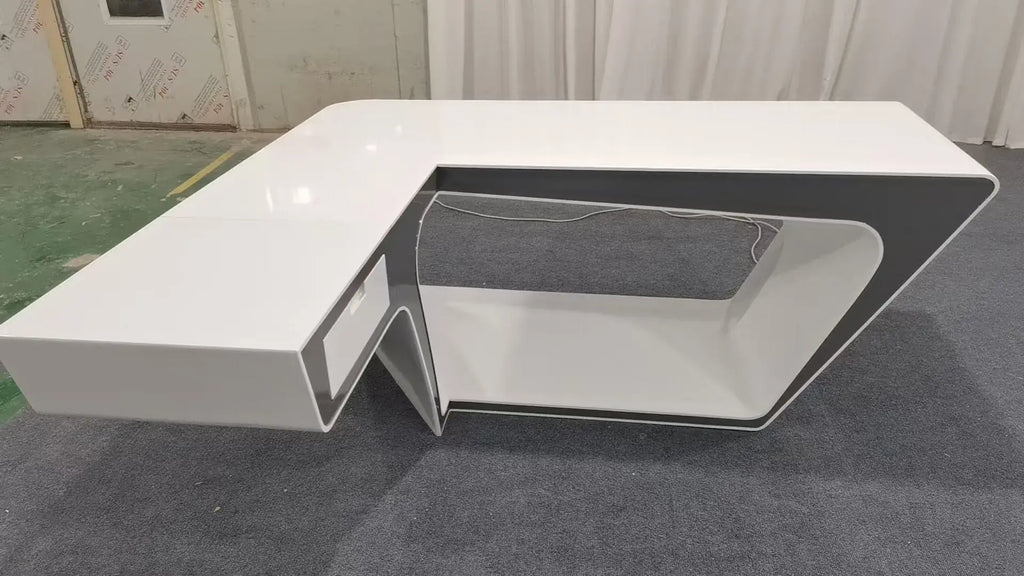 Chevron · L-Shaped Executive Desk