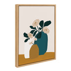 Sylvie Stillness Framed Canvas by Oris Eddu