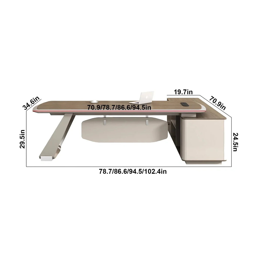 Tiller · Modern Executive L-Shaped Desk