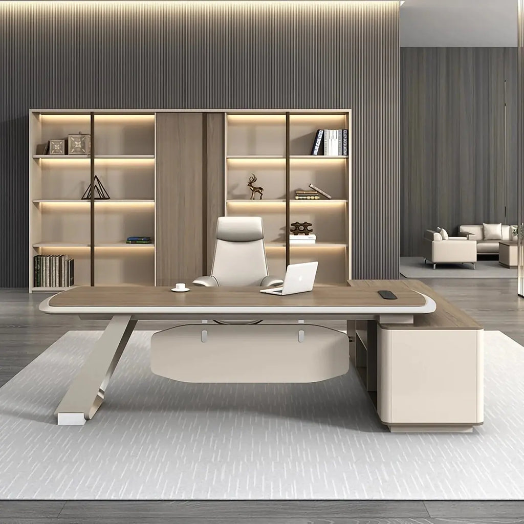 Tiller · Modern Executive L-Shaped Desk