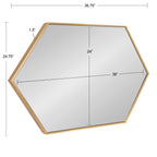 Rhodes Framed Hexagon Wall Mirror