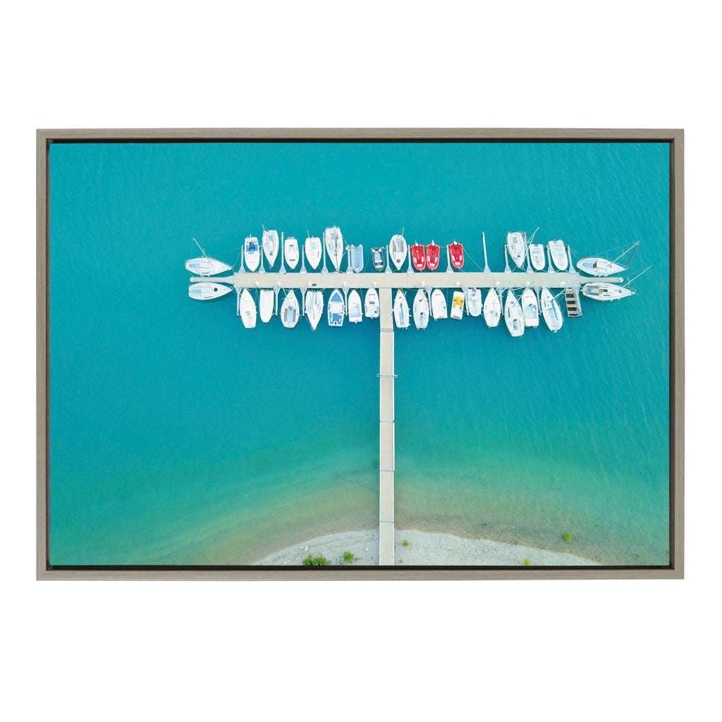 Sylvie Gorges du Verdon 2 Framed Canvas by Rachel Bolgov
