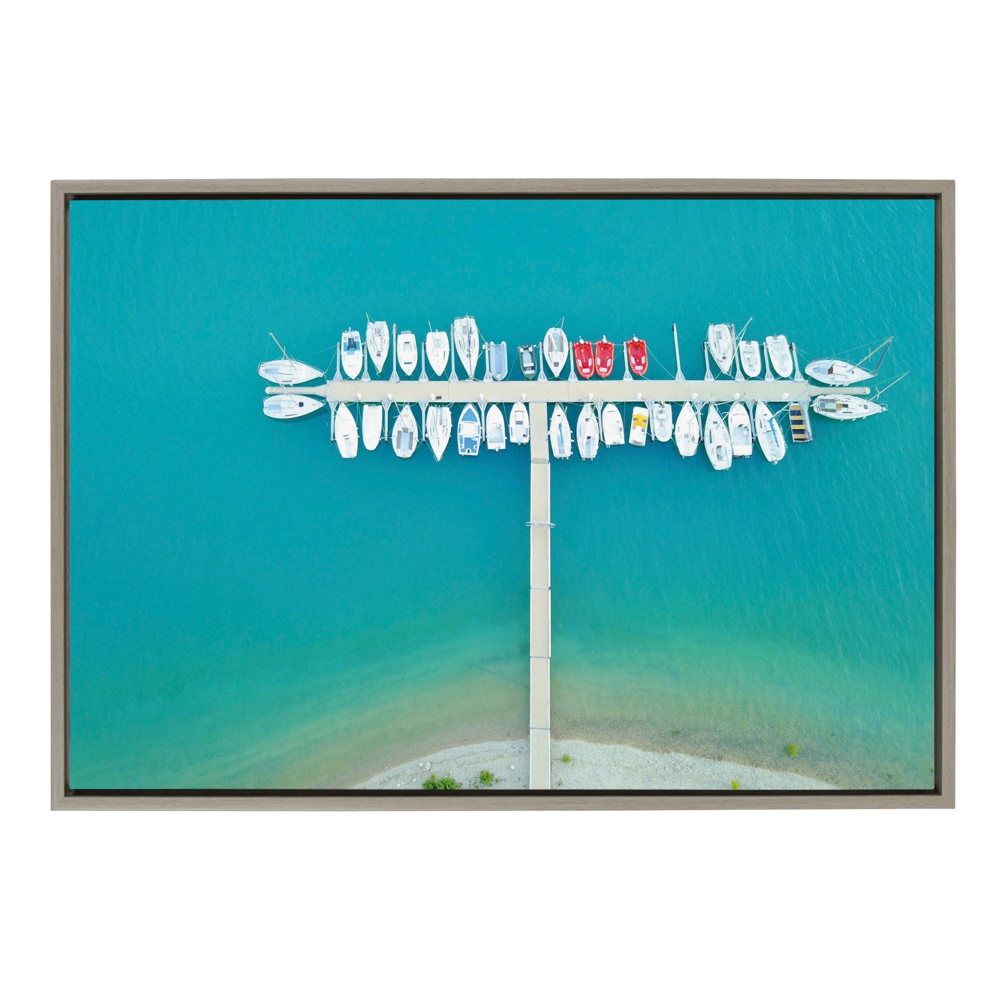 Sylvie Gorges du Verdon 2 Framed Canvas by Rachel Bolgov