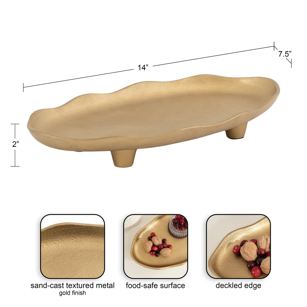 Alessia Oval Decorative Tray