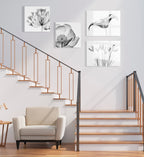 Lily X Ray Floral Floating Acrylic Art by The Creative Bunch Studio