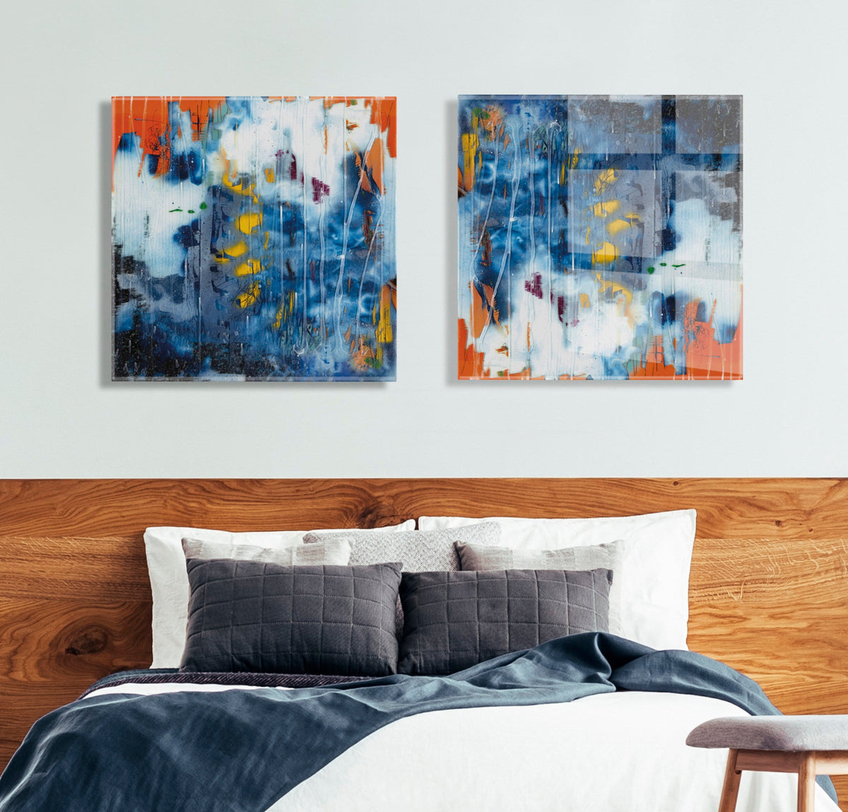 Summer Sky Floating Acrylic Art by Grant Mahr