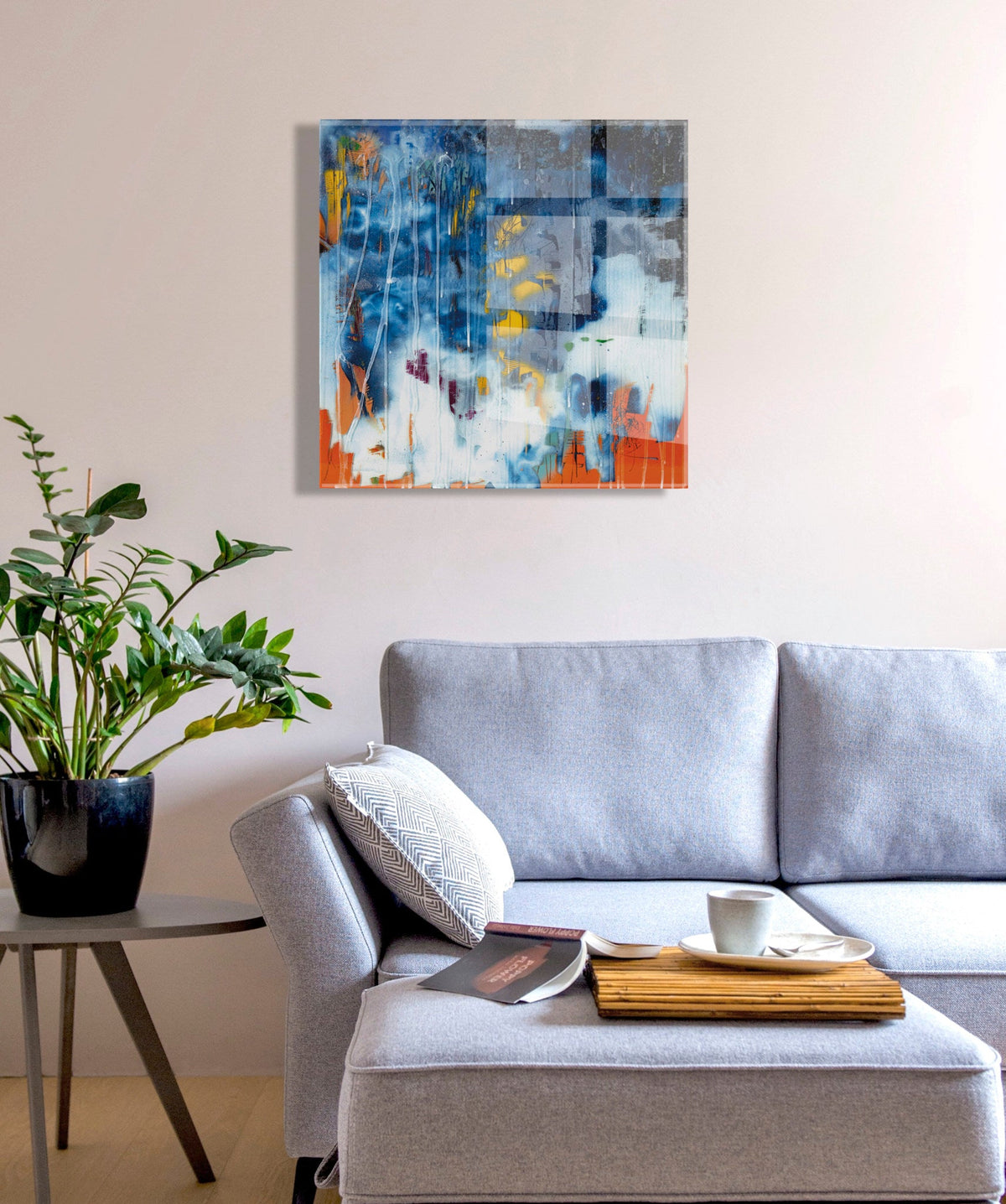 Summer Sky Floating Acrylic Art by Grant Mahr