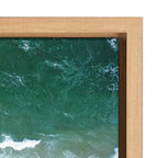 Sylvie La Jolla Curves Framed Canvas by Rachel Bolgov