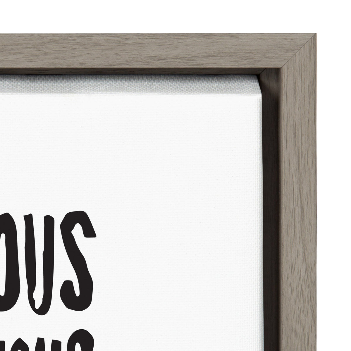 Sylvie Eat Delicious Food Framed Canvas by Statement Goods