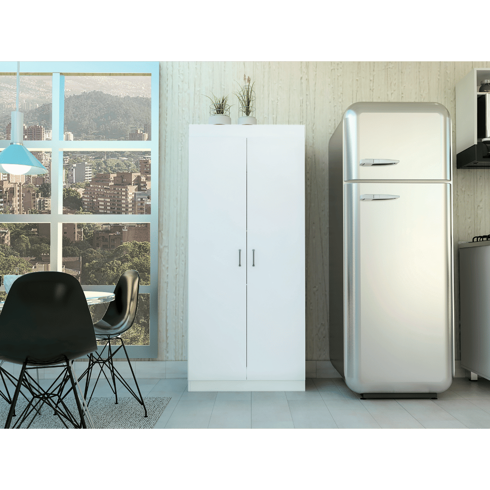 Albany Double Door Pantry cabinet Five Shelves(D0102H2RLBY)