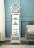 AcME Noralie gRANDFATHER cLOcK WLED Mirrored & Faux Diamonds Ac00352(D0102H596T6)