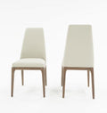 Encino Modern grey & Walnut Dining chair (Set of 2)(D0102H5AM82)
