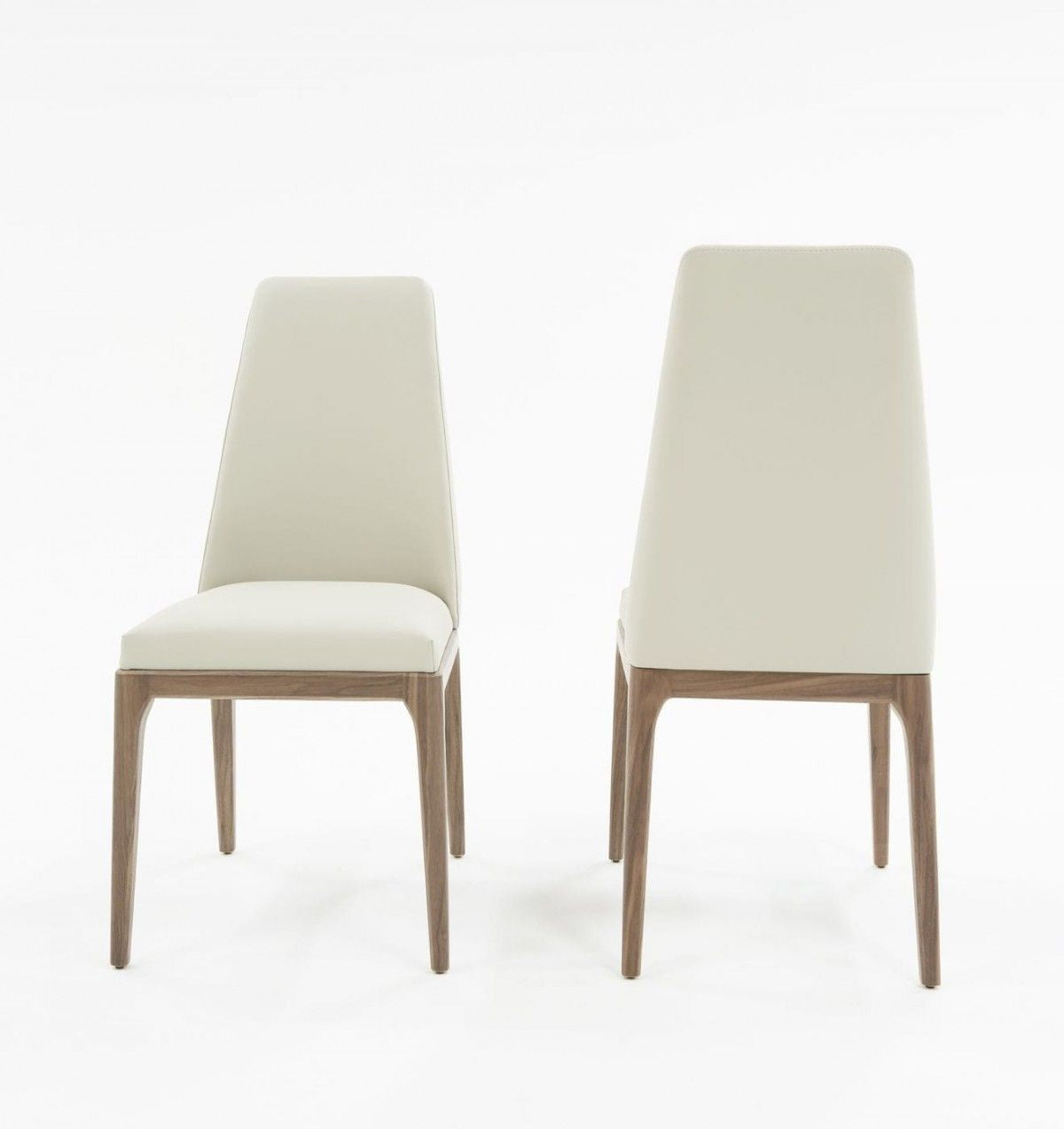 Encino Modern grey & Walnut Dining chair (Set of 2)(D0102H5AM82)