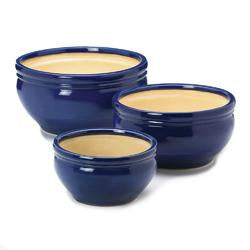 Ocean Blue Planter Trio(D0102H5IB5V.)